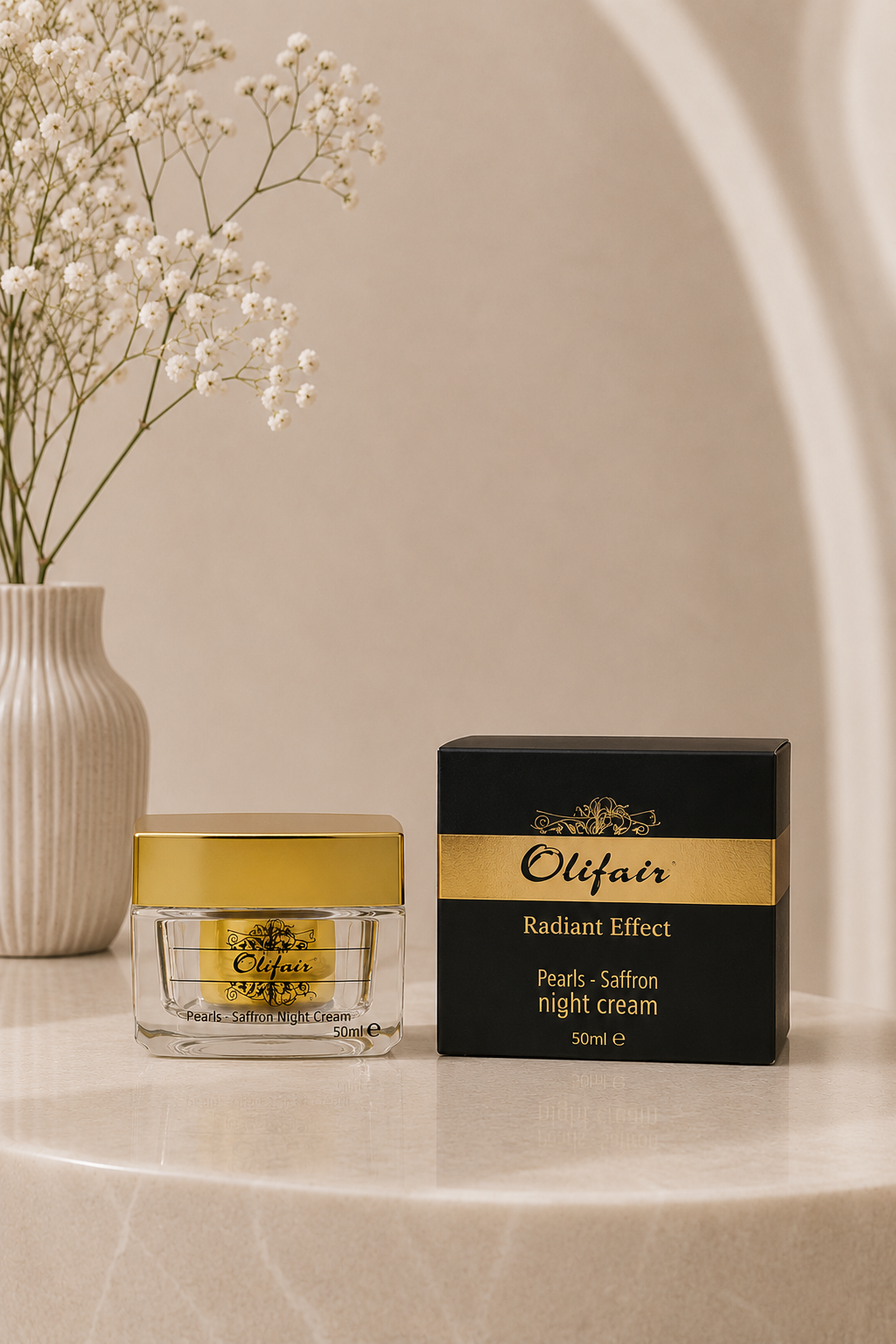 Olifair Pearls Saffron Night Cream