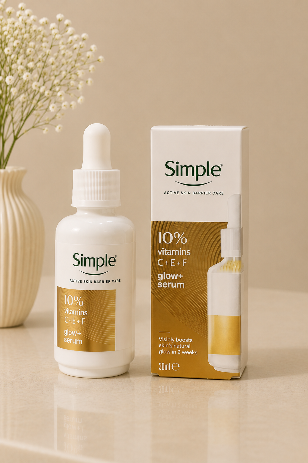 Simple 10% Vitamin C + E + F Booster Serum