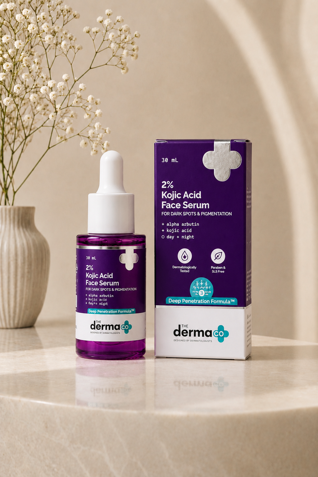 The Derma Co 2% Kojic Acid Face Serum 30ml